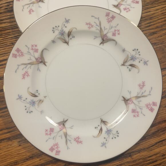 12 Vintage MEITO LUCILLE 6.5" Bread Plates 1960s Japan Floral PRISTINE EXCELLENT - Picture 6 of 16